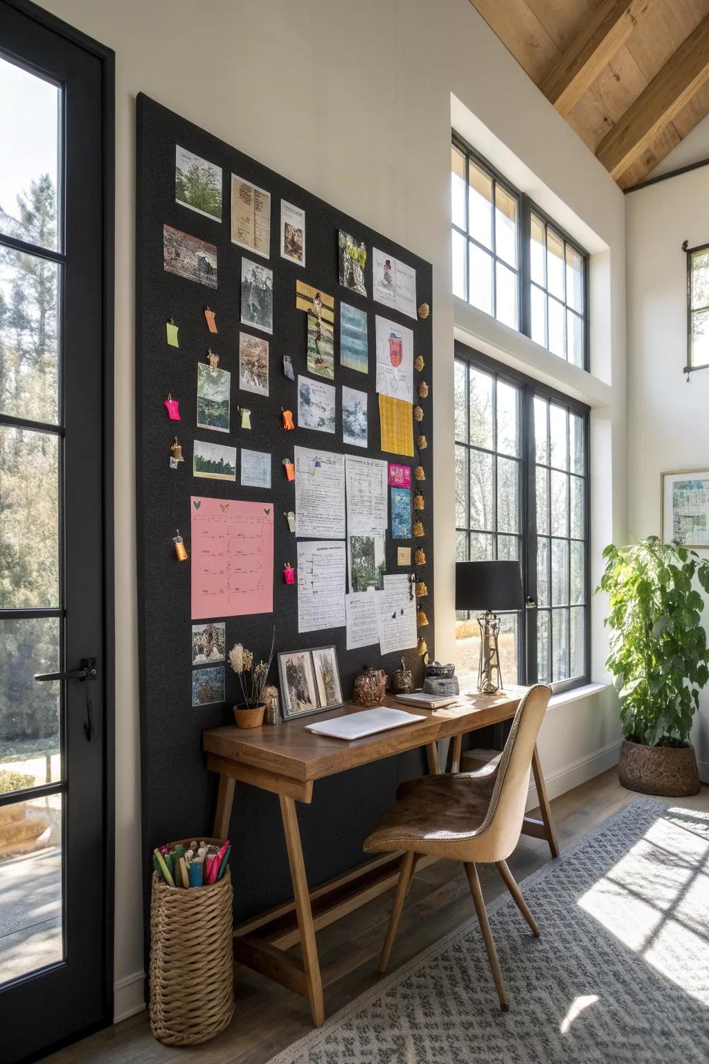 Begin each day with a collection of motivational quotes displayed on your memo board.