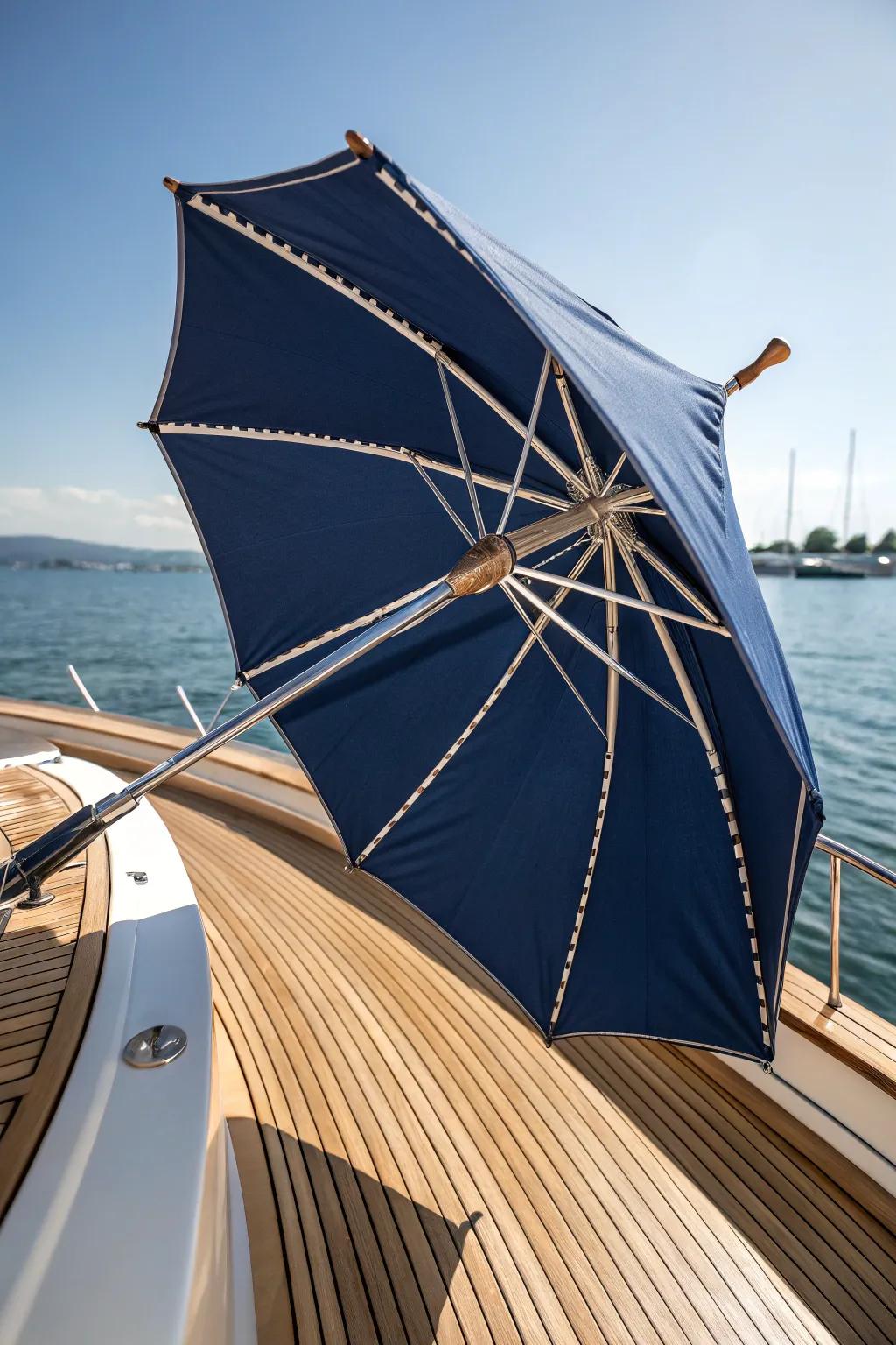 Shade in Style: The Clip-On Umbrella for Your Boat Adventures