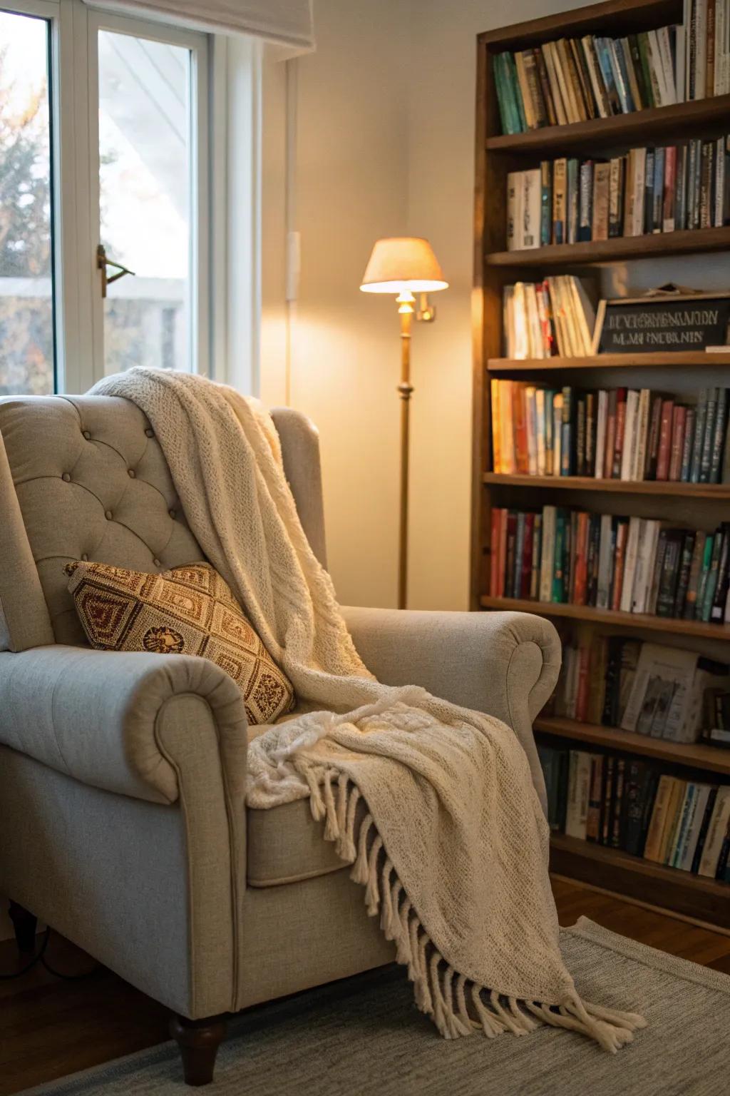 The quintessential nook for those who adore the magic of books.