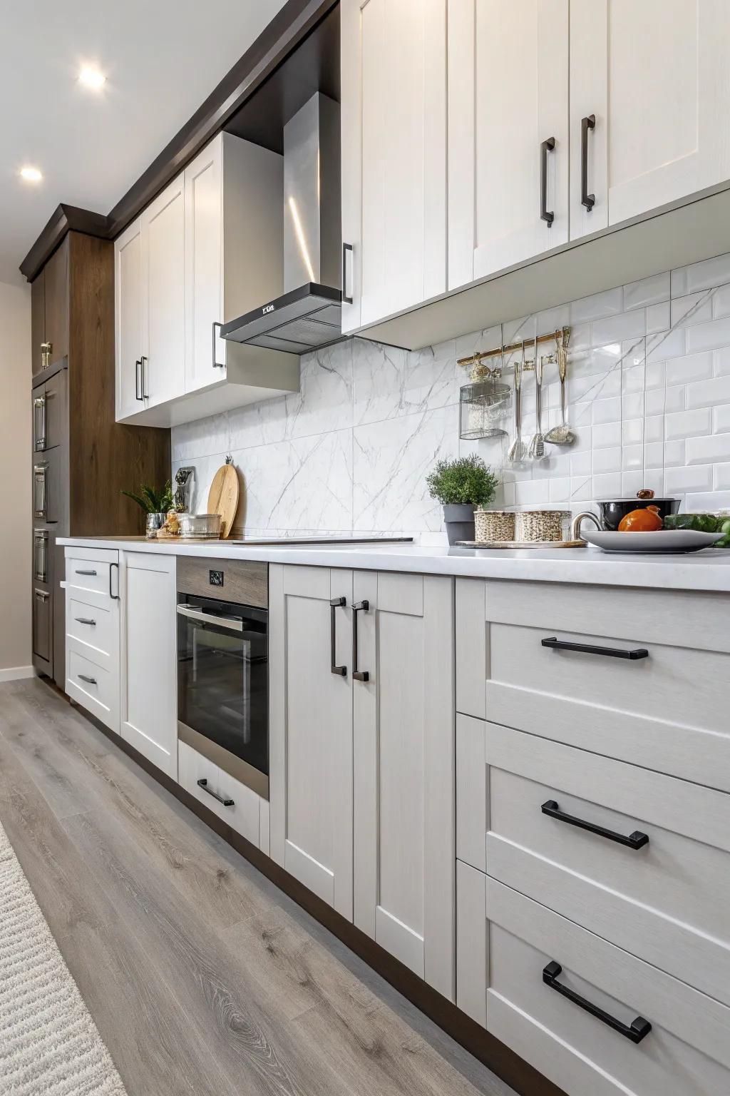 Refacing cabinets gives you a new look without spending a lot.