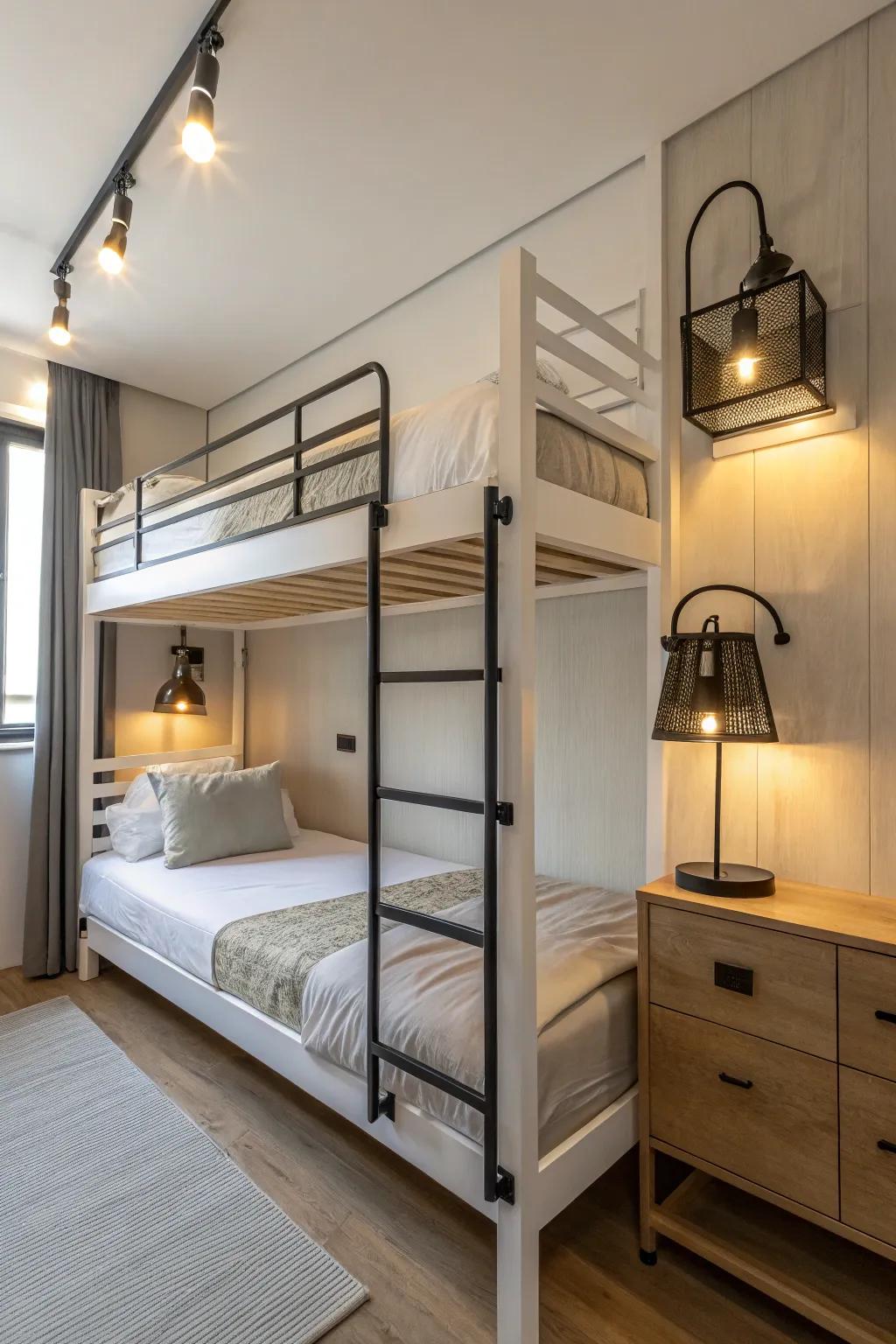 Attachable lamps offer adaptable lighting solutions.