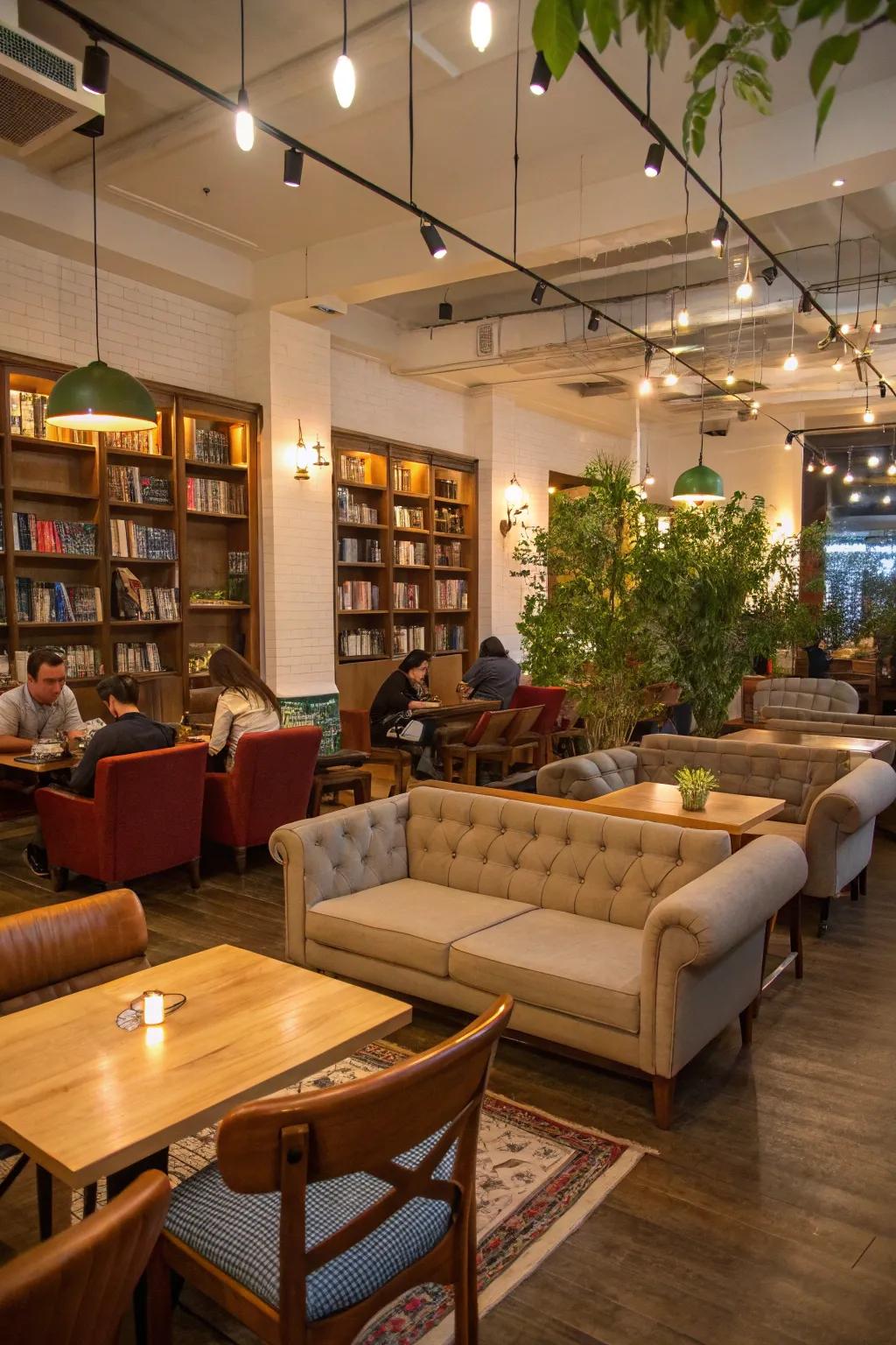 A range of cozy seating options suitable for any state of mind.