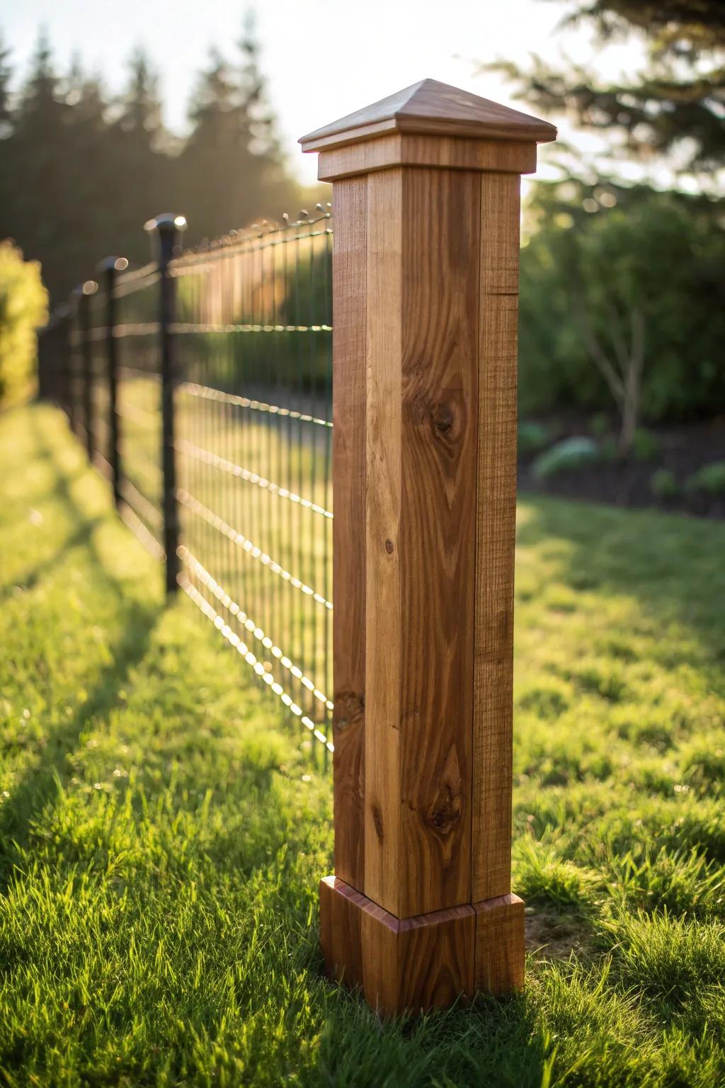 Boost your garden&rsquo;s appeal with a treated timber support and mesh surround &ndash; where artistry meets nature.