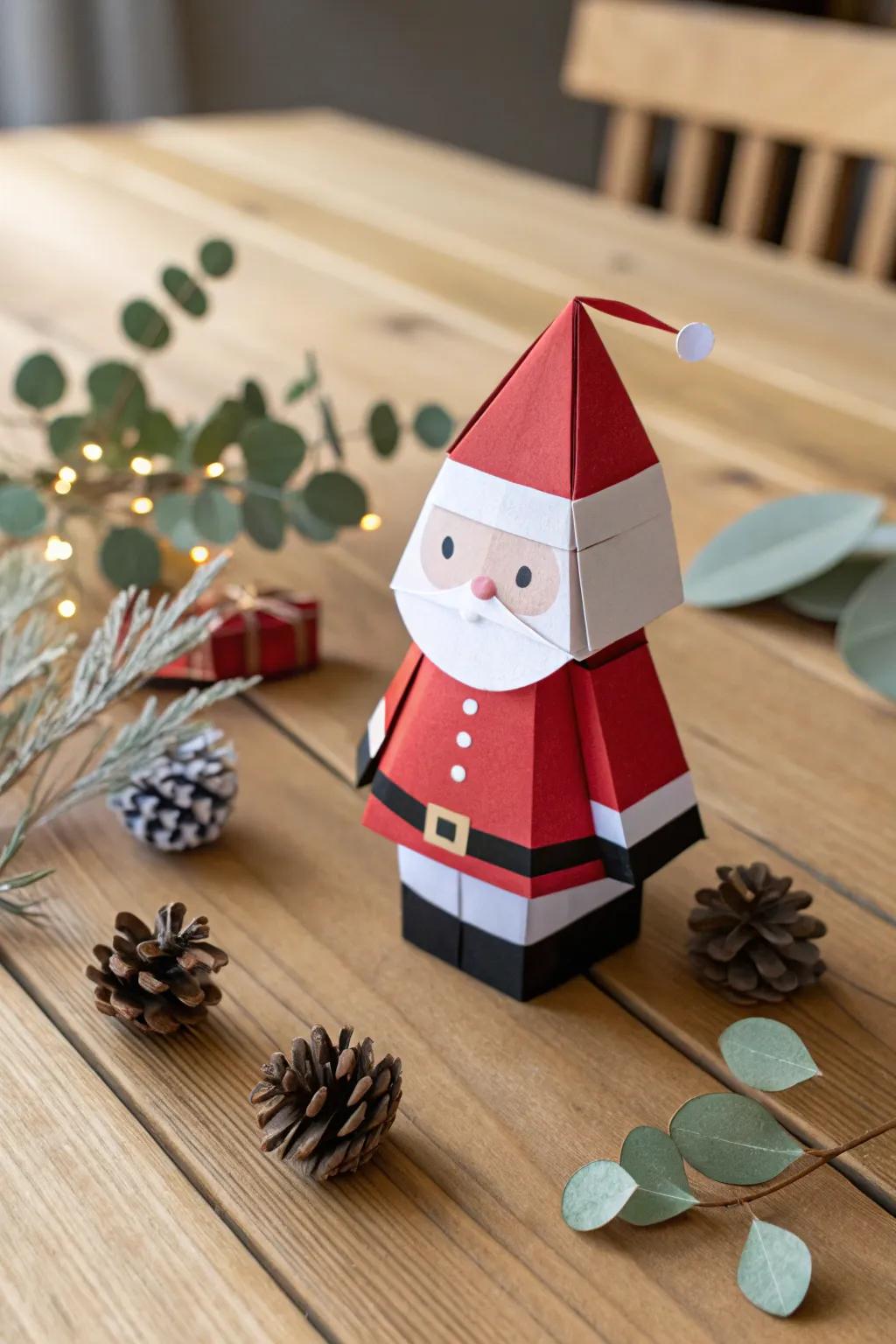 Create your own festive magic using this charming Santa Claus paper puppet!