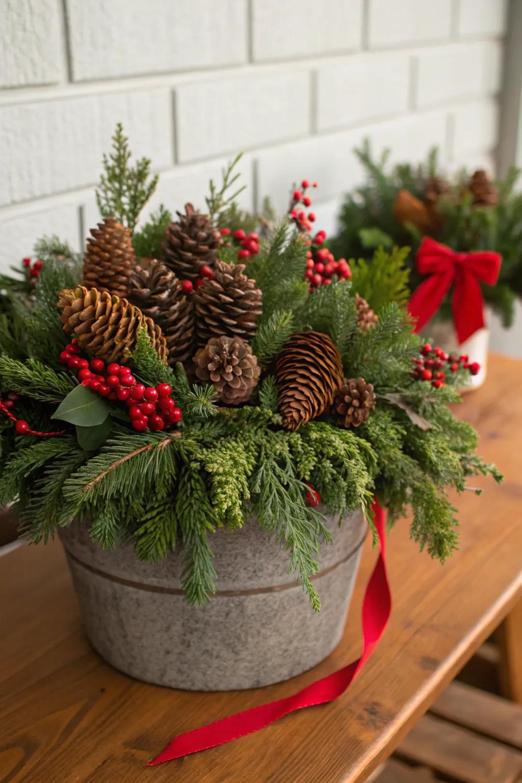 Pinecones bring a natural texture and warmth to your display.