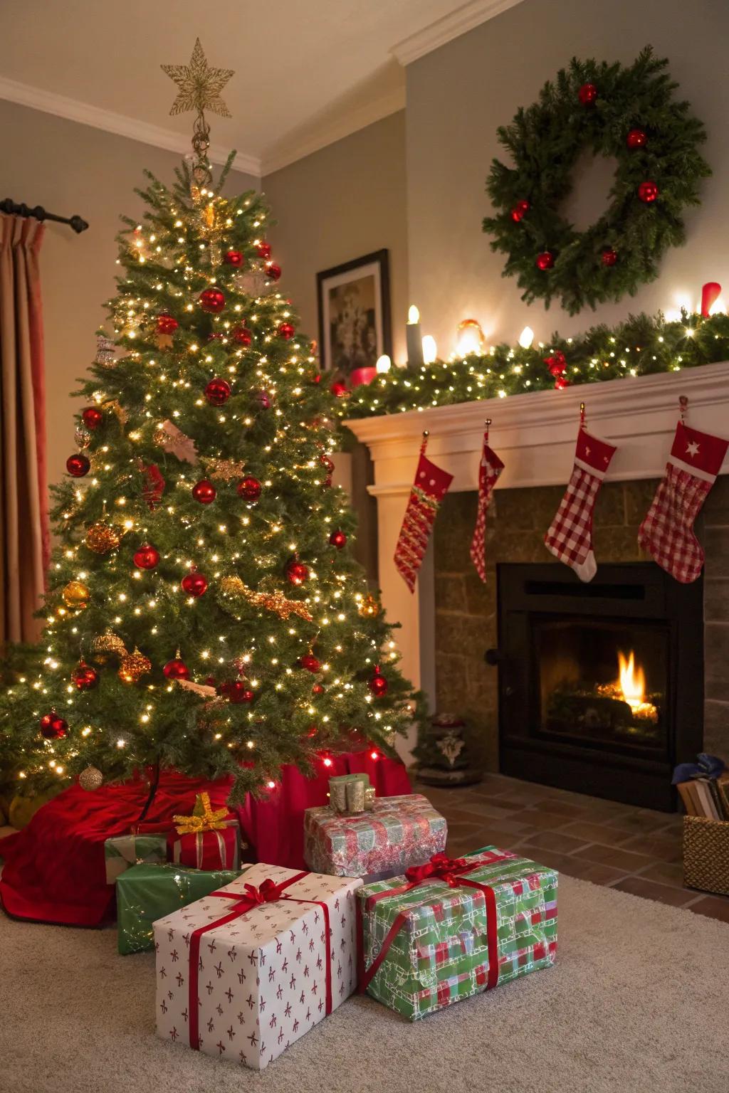 Gift replicas artfully conceal your tree's footing in style.