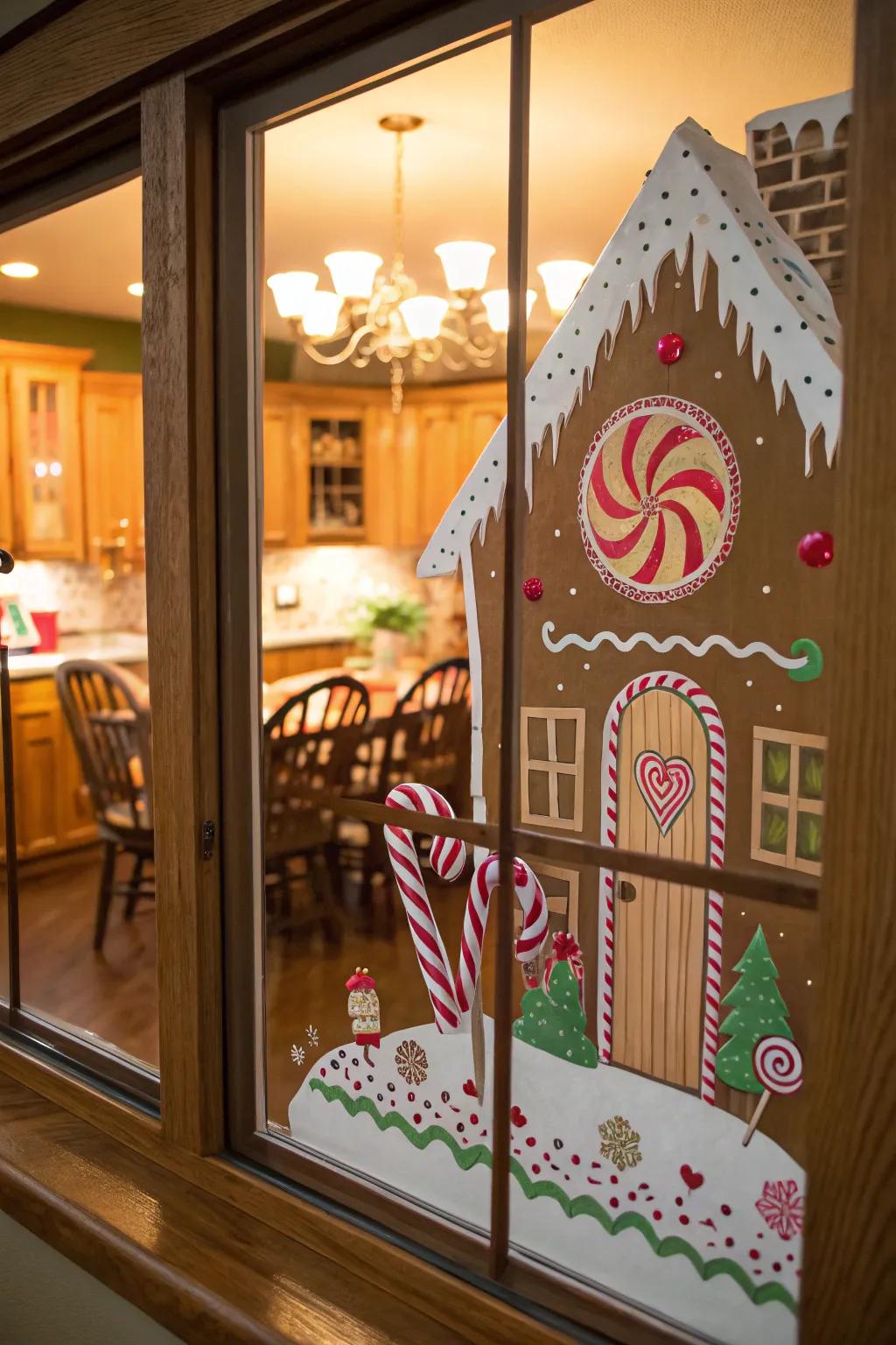 Sweeten your holiday decor with gingerbread and candy canes.