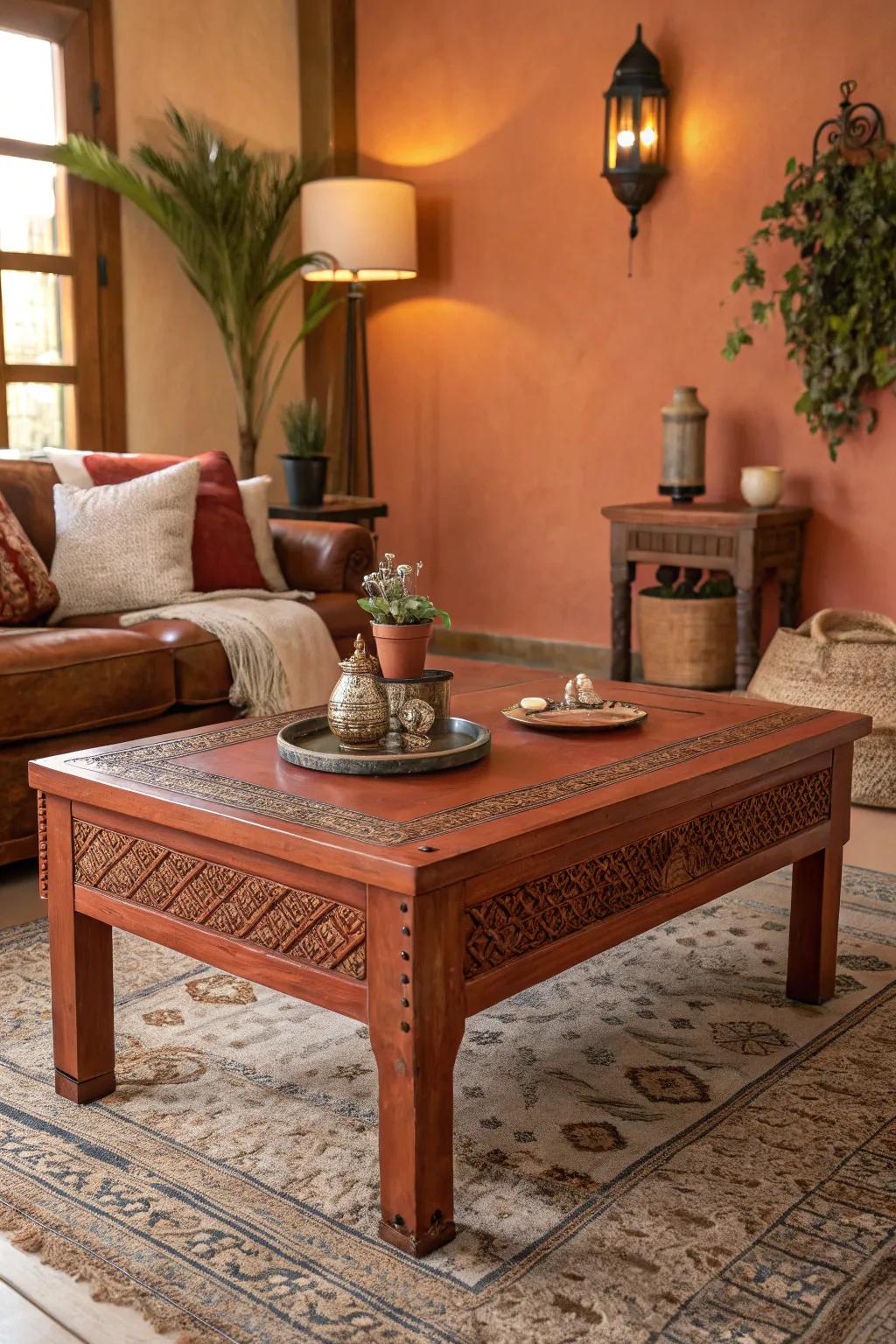 Natural shades infuse your area with warmth and coziness.