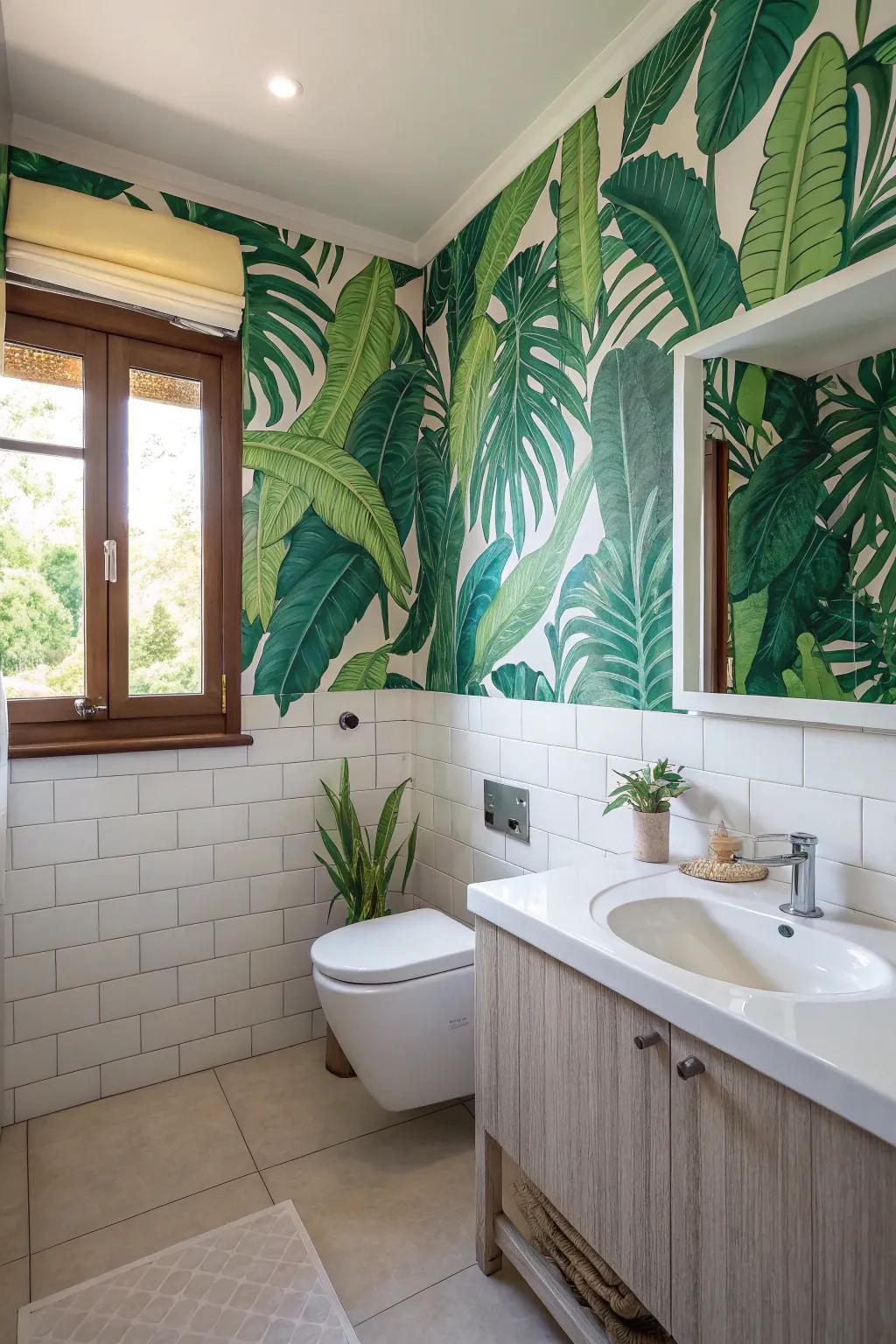 A tranquil paradise nestled in your bathroom.