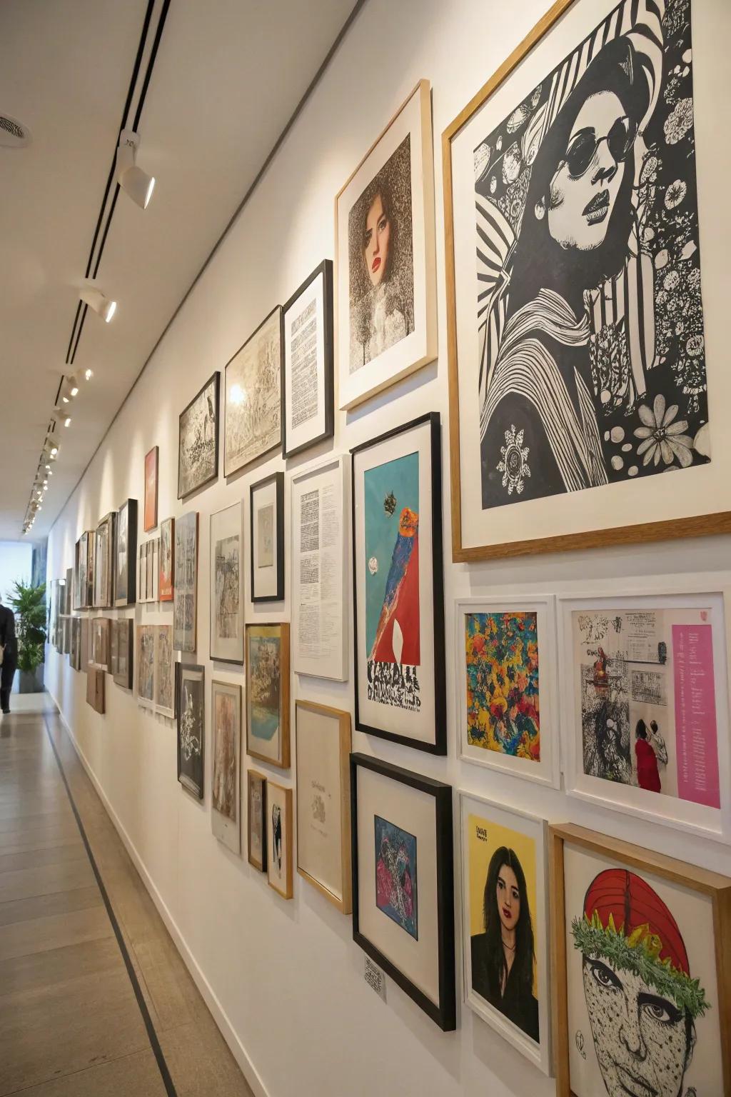 Personalize your space with a unique gallery wall.