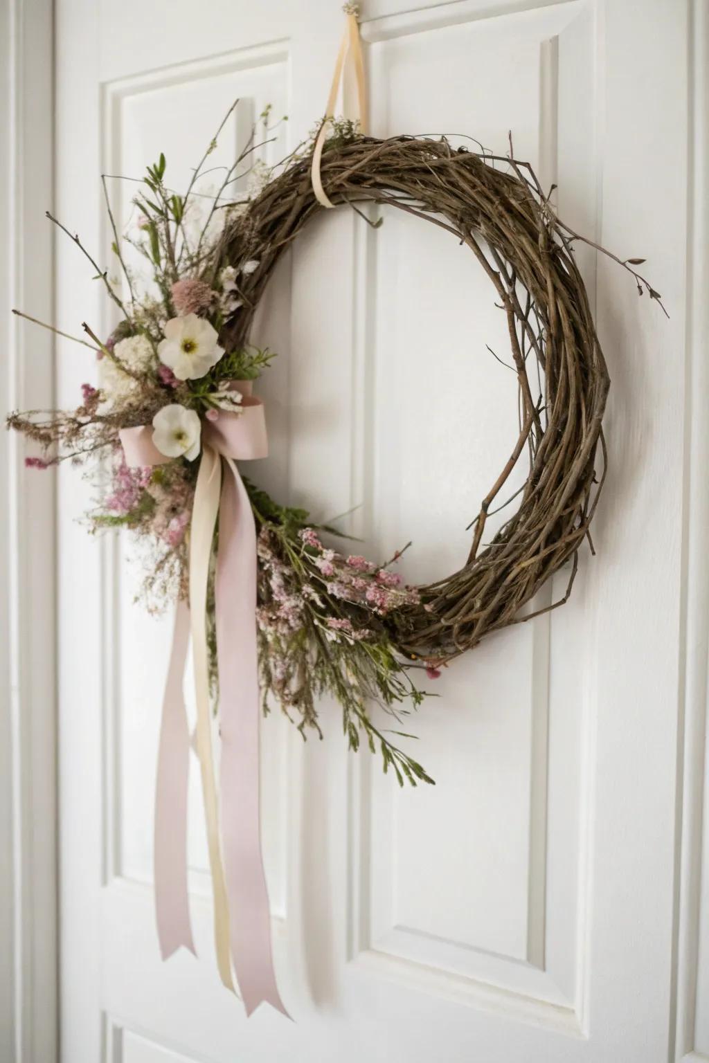 With a handmade door ring that welcomes you home, you may embrace the splendor of each season.