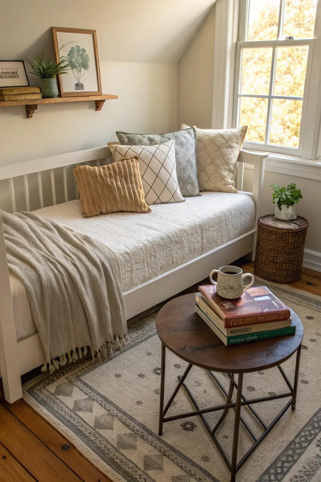 A versatile daybed designed for compact living