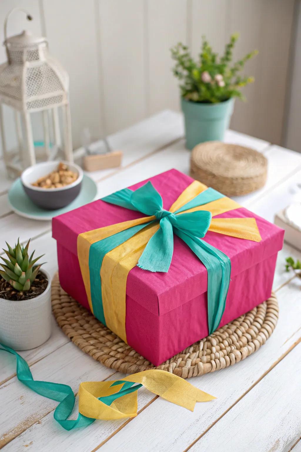 Imbue a dash of euphoria through this lively handmade Color Pop Box!