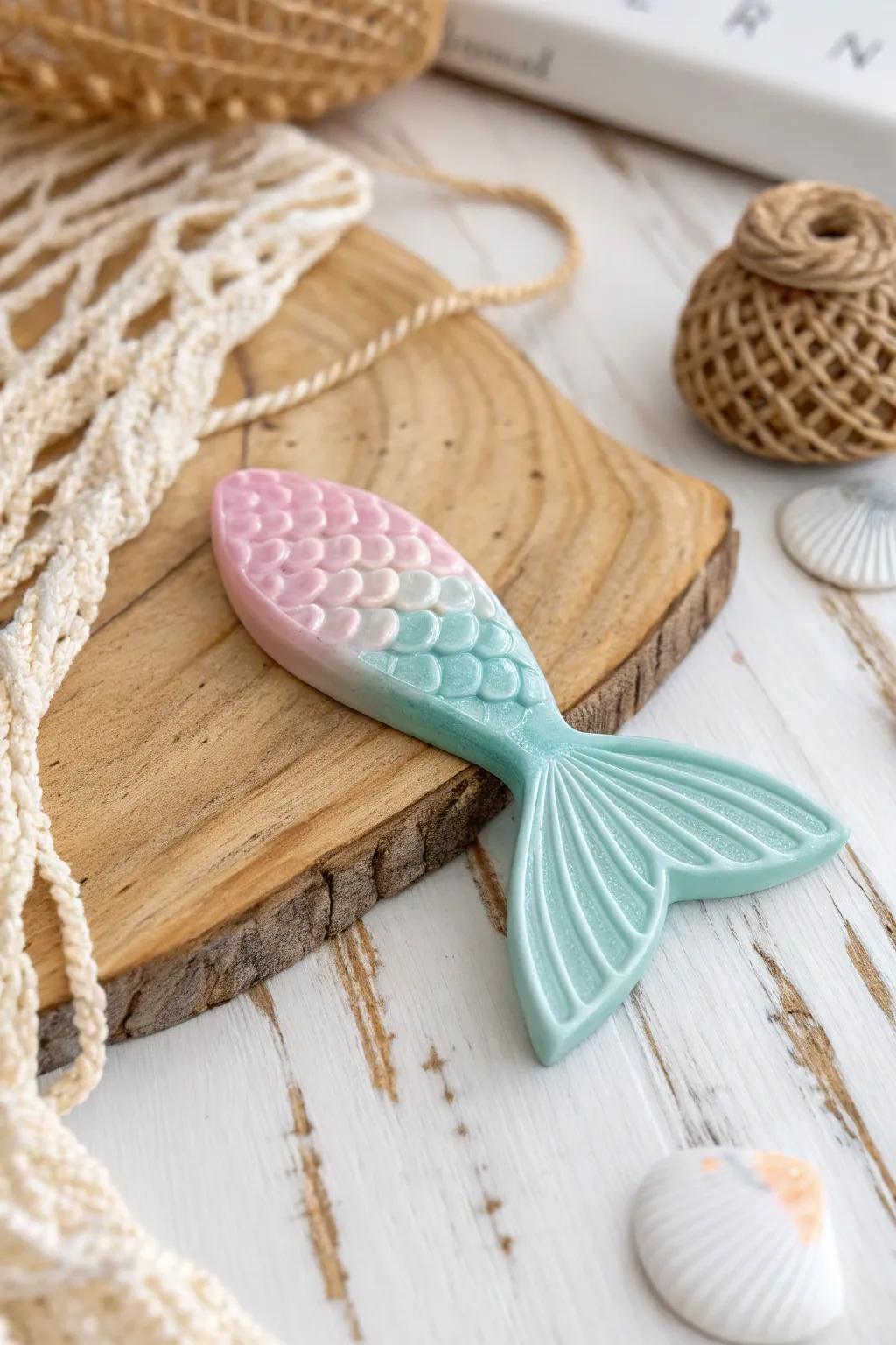 Delve into ingenuity with these bewitching mermaid tail pastels, an impeccable fusion of artistry and sustainability!