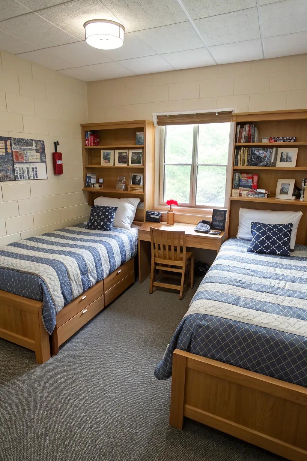 Symmetry offers a sense of structure and calm.