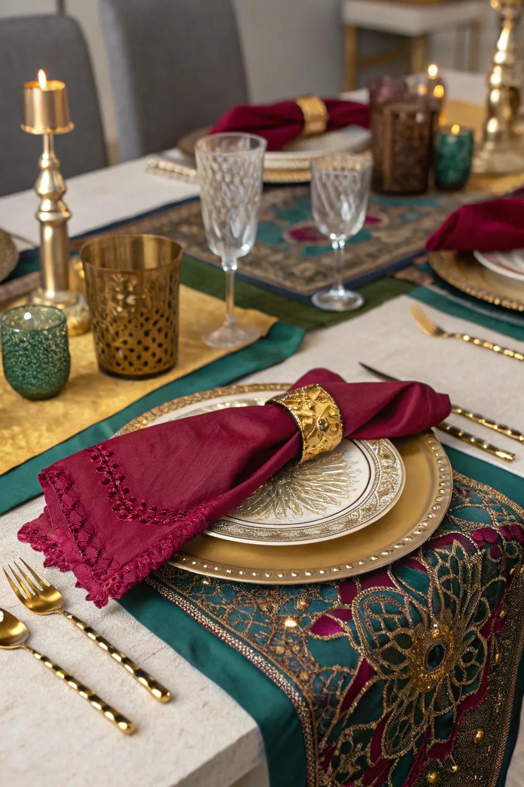 Elevate your dining experience with a stunning tablescape.