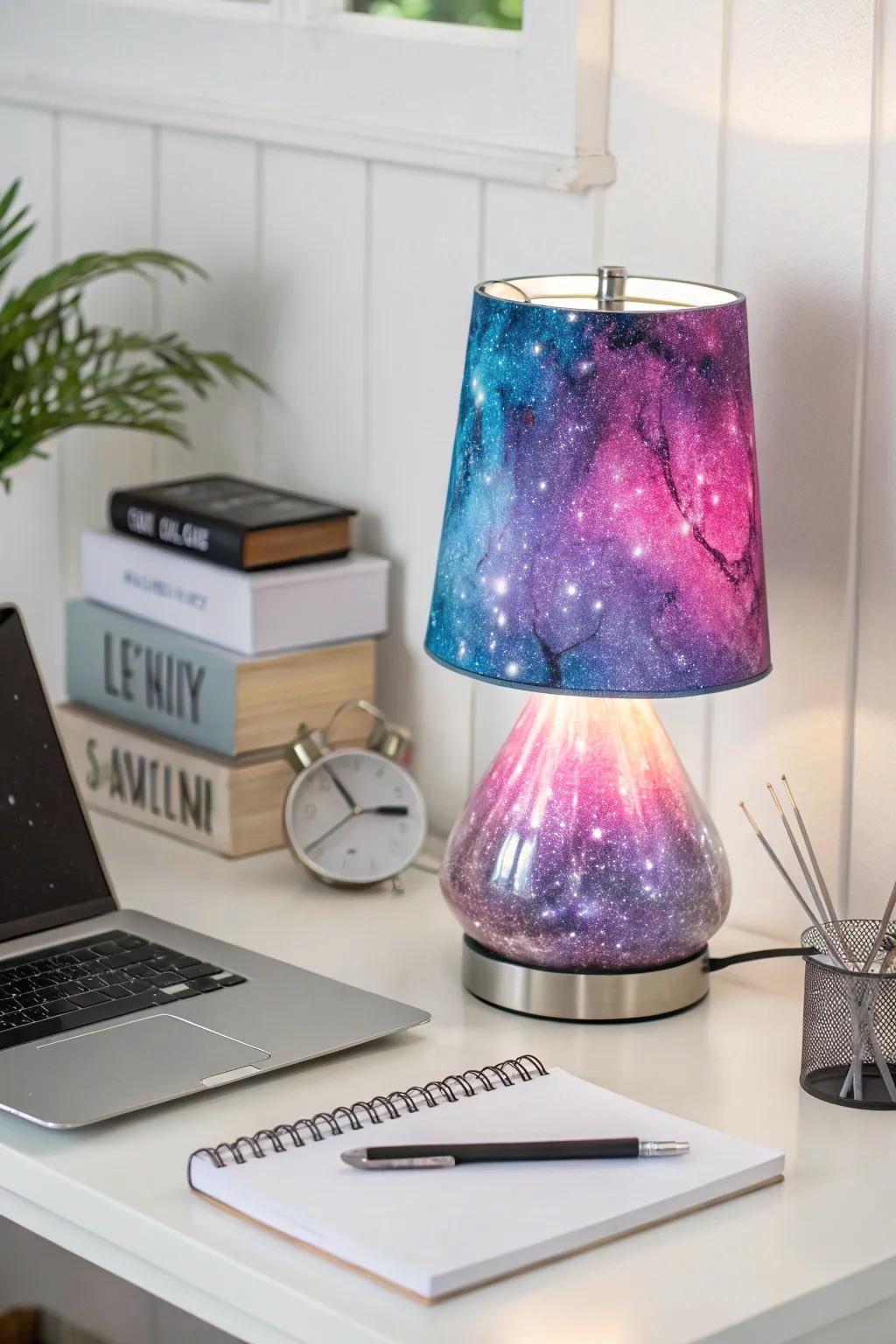 A glimpse of the universe illuminating your space.