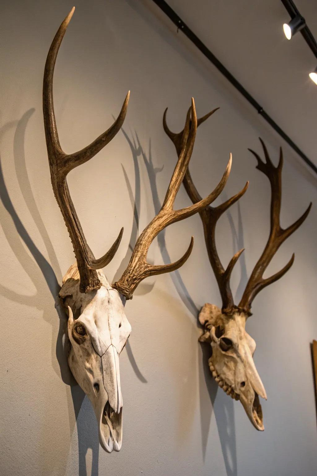 Forge a bold declaration using a conjoined skull exhibition.