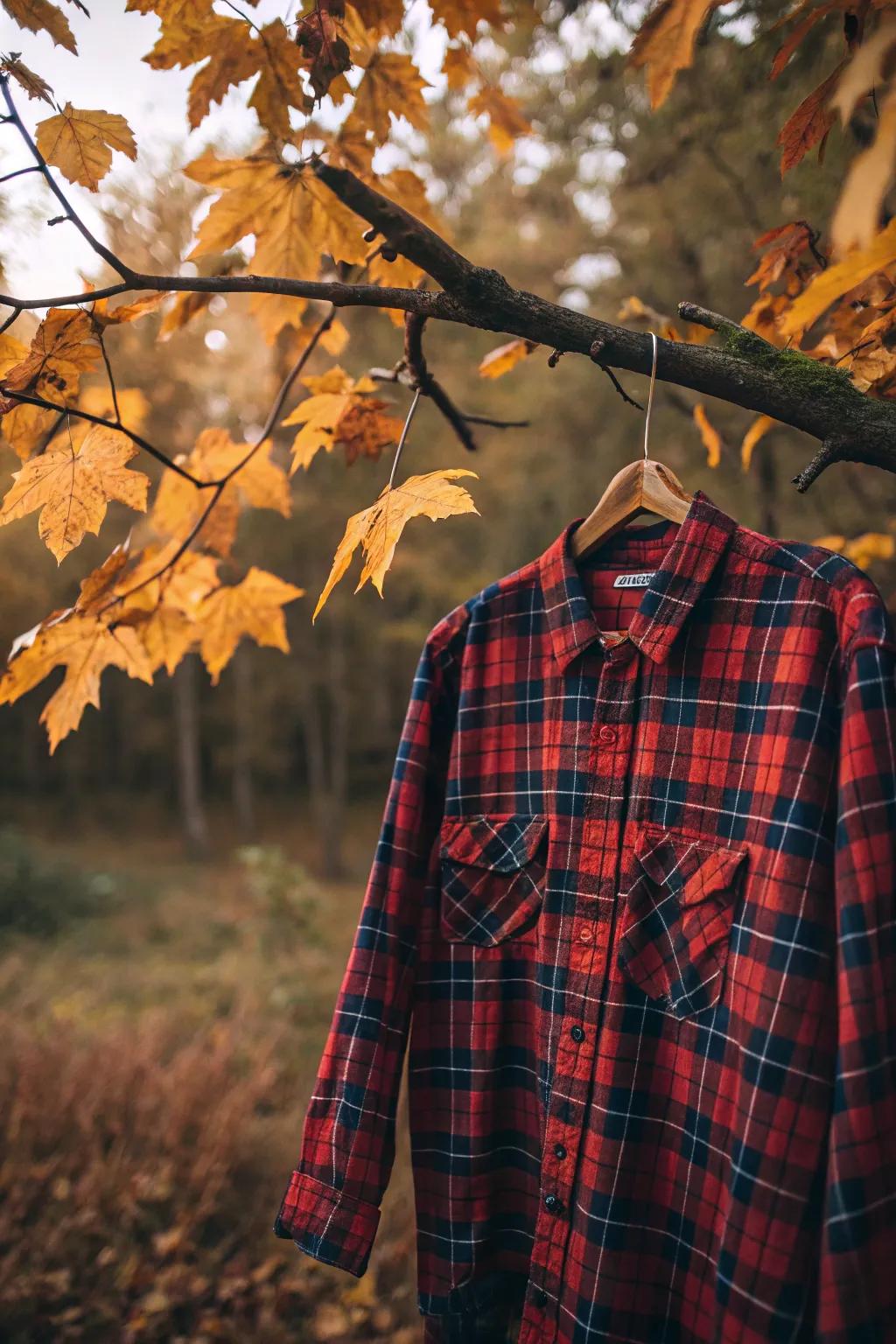 Checked motif shirts are the ultimate fall layering essential.