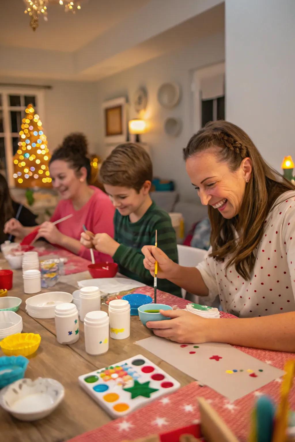 Design personalized ornaments to add a distinctive touch to your Christmas tree.