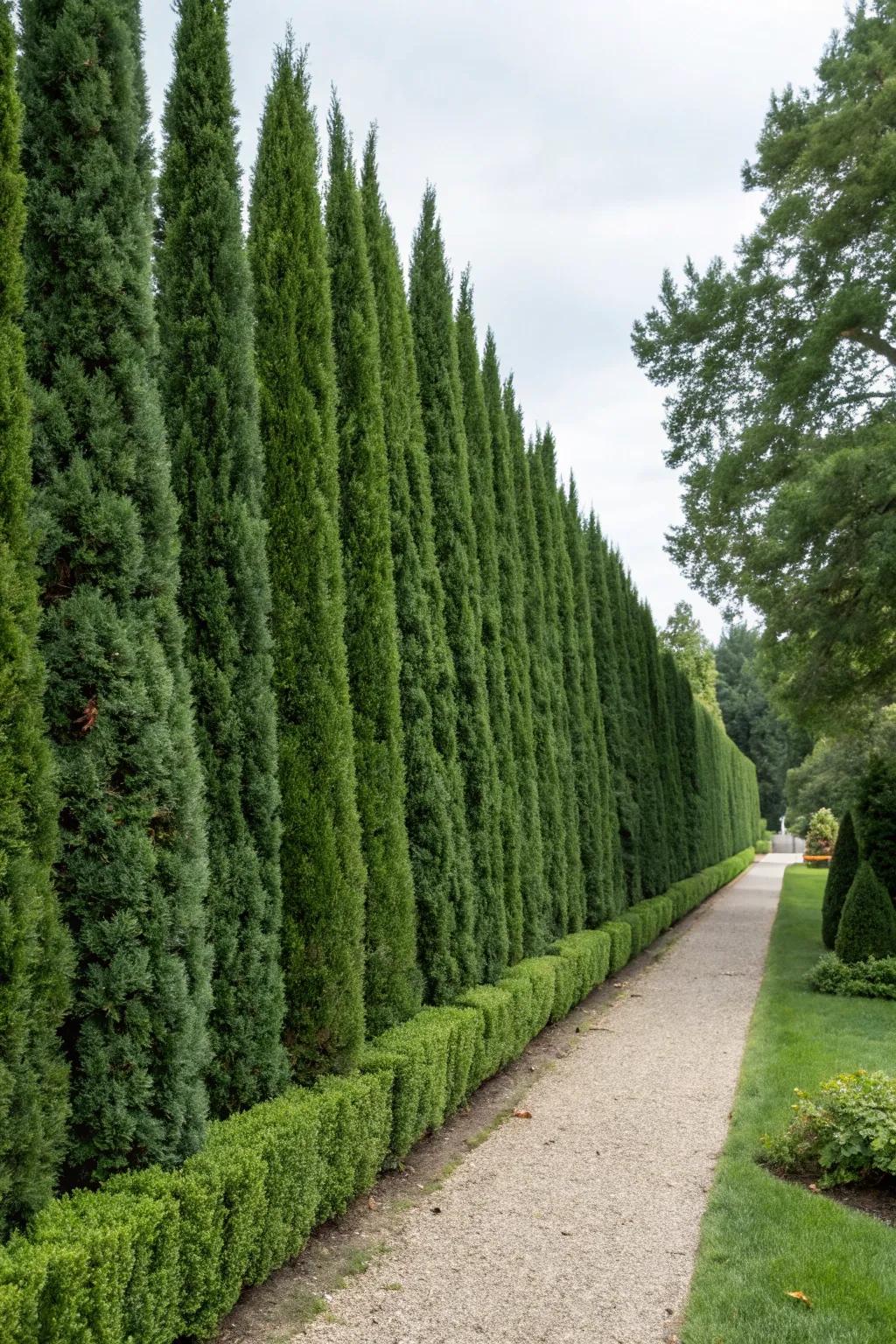 Summit Cypress delivers swift and efficient privacy.