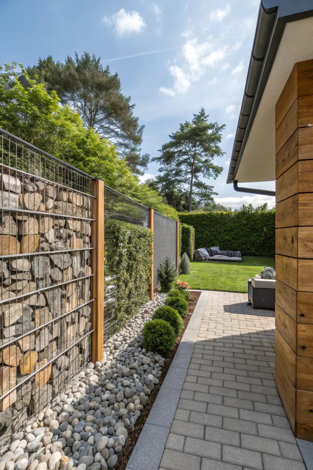 Stonewall structures offer a country yet modern feel with natural stones.