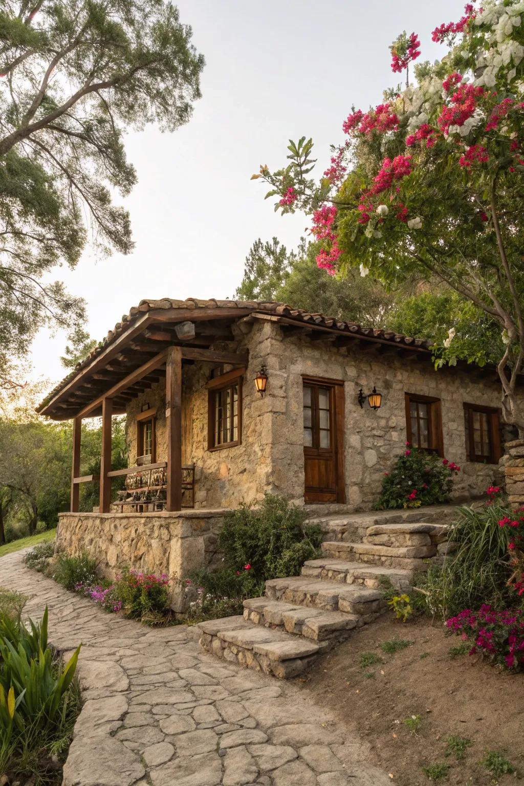 Rock-inspired shades blend beautifully with the natural landscape.