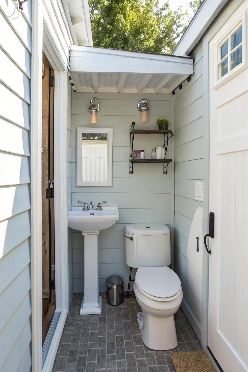 Space-saving fixtures maintain the functionality and elegance of your bathroom.