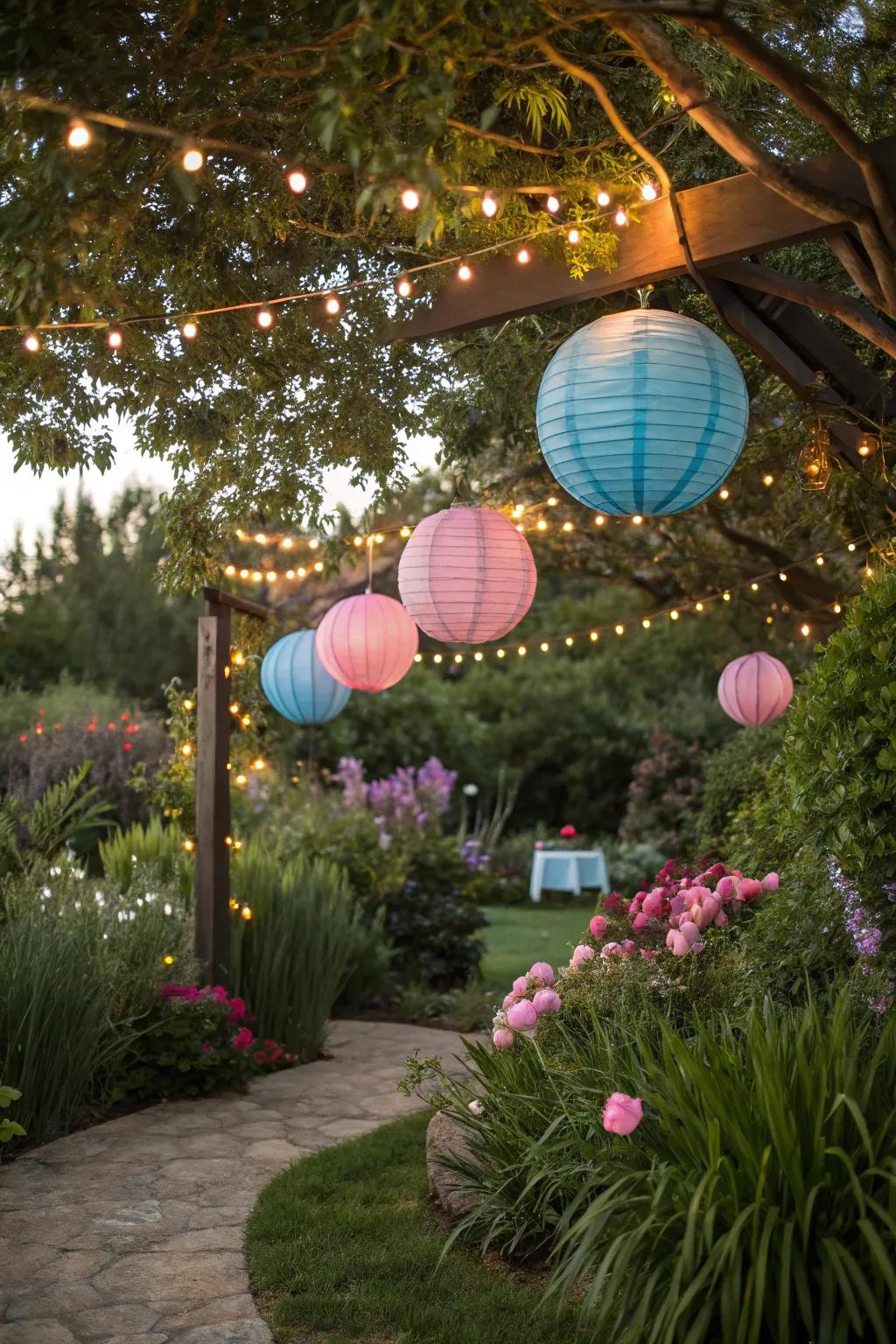 Redesign your garden into an enchanting realm for your gender reveal.