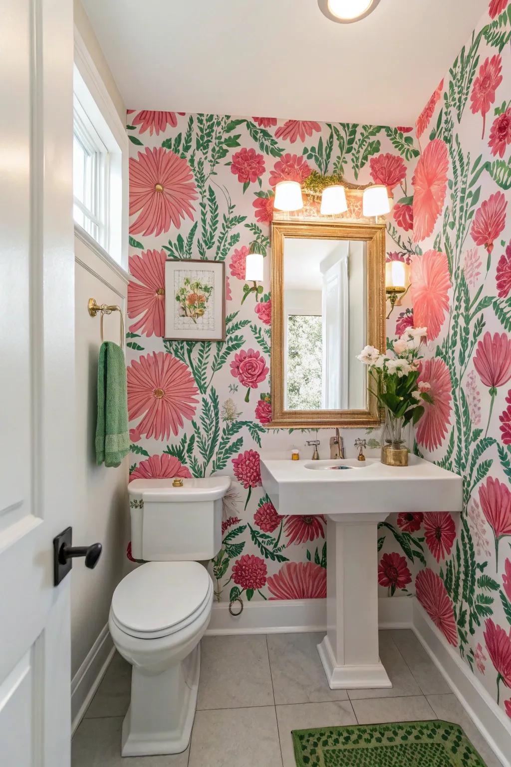 Striking wall decor infuses personality into small spaces.