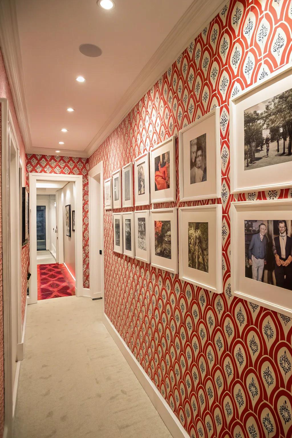 Enhance your photo wall with a backdrop that commands attention.