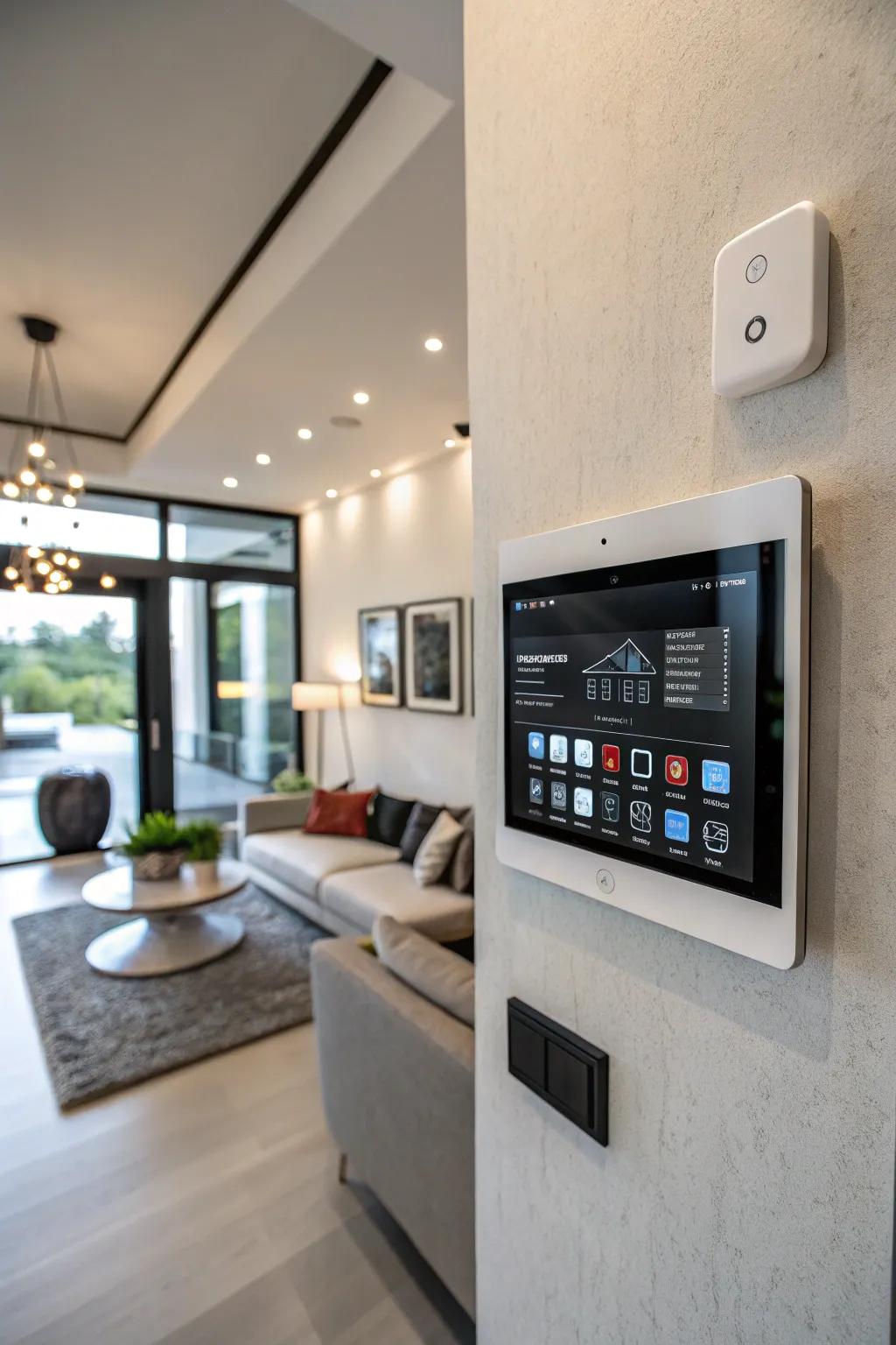 Wall-mounted tablets act as efficient centers for your intercom.