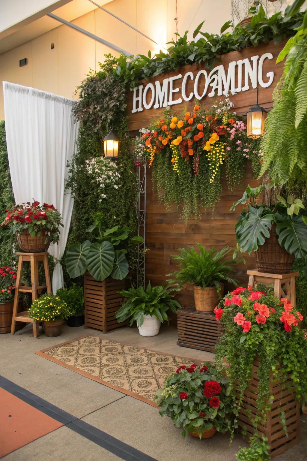 Greenery lends a natural elegance to any environment.