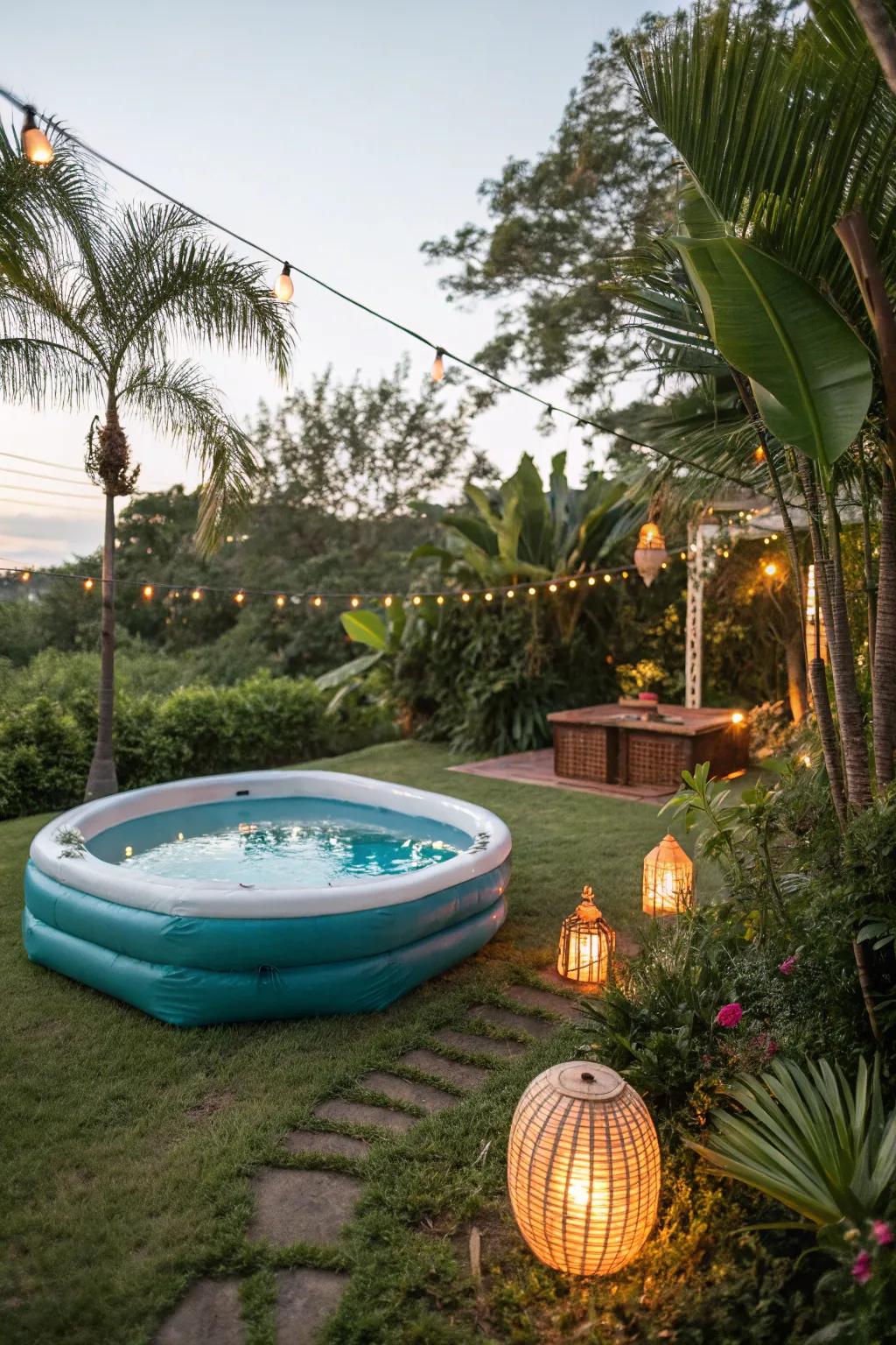 Submerge yourself in a tropical sanctuary right at home.