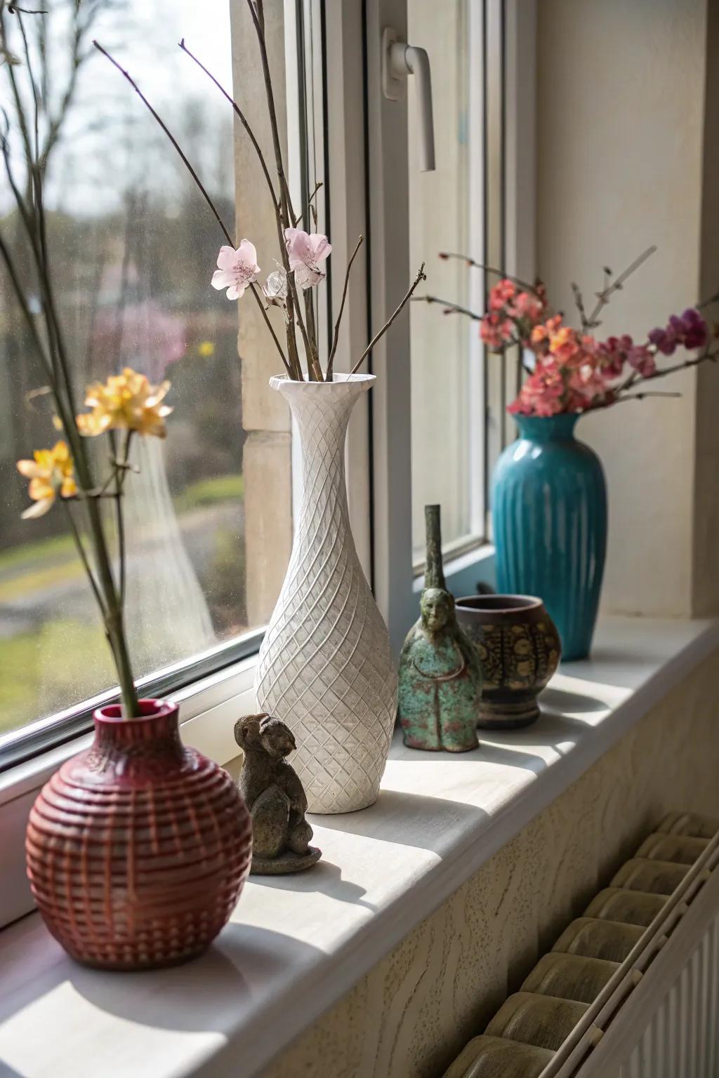 Add personality and style with carefully chosen decorative pieces.