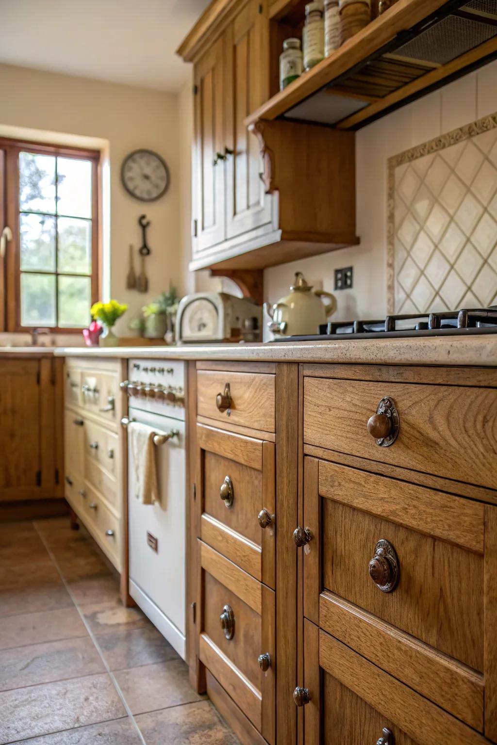 Traditional dials present an everlasting charm ideal for any kitchen arrangement.