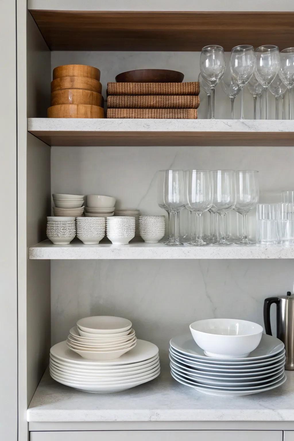 Simple wall boards with a peaceful aesthetic.