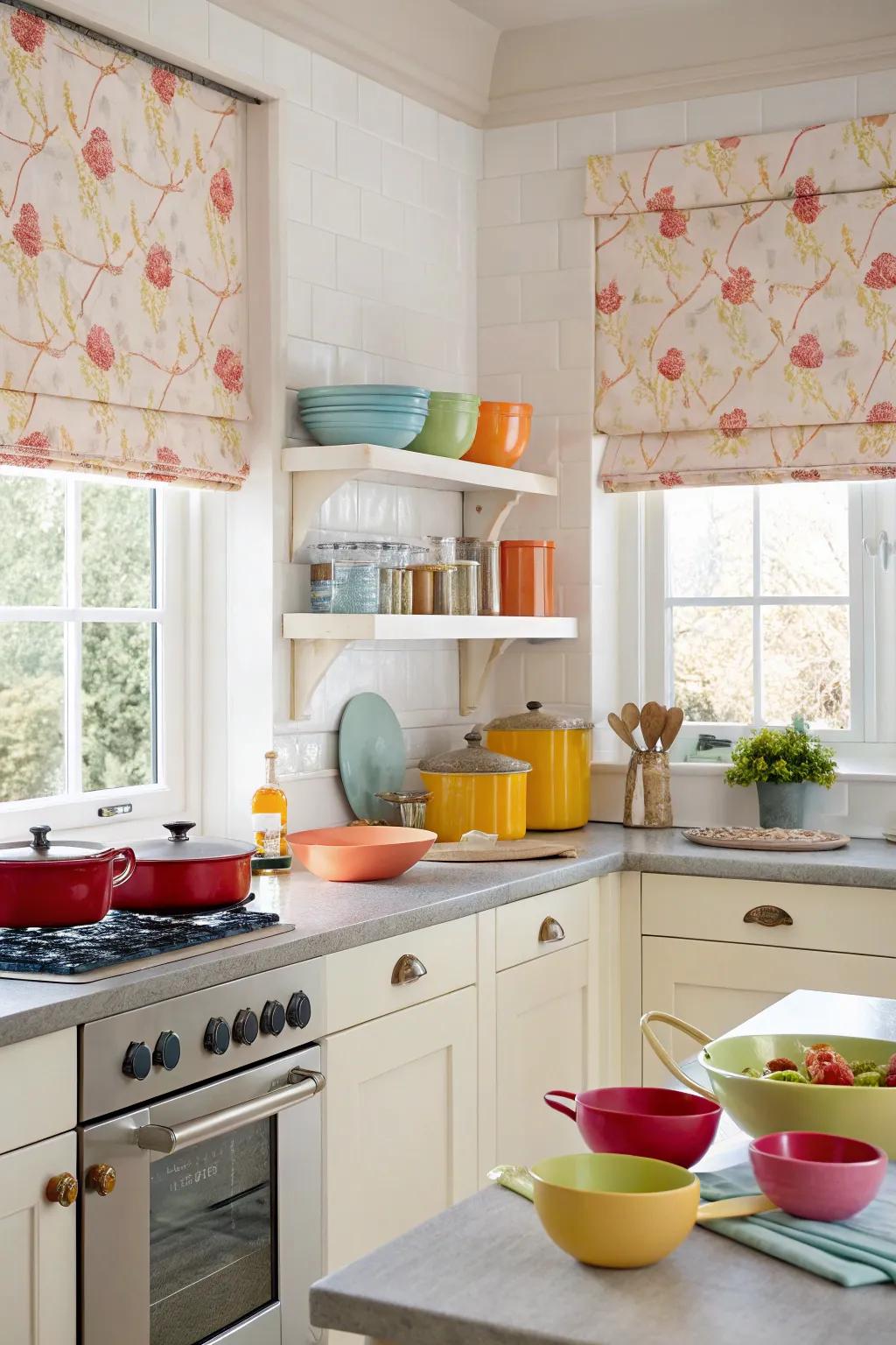 Resilient and effortless fabrics maintain your kitchen's immaculate appearance.