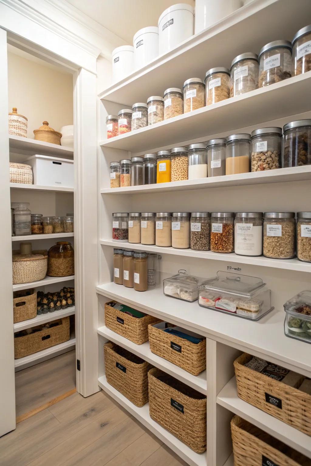 Labels ensure your pantry is organized and runs efficiently.