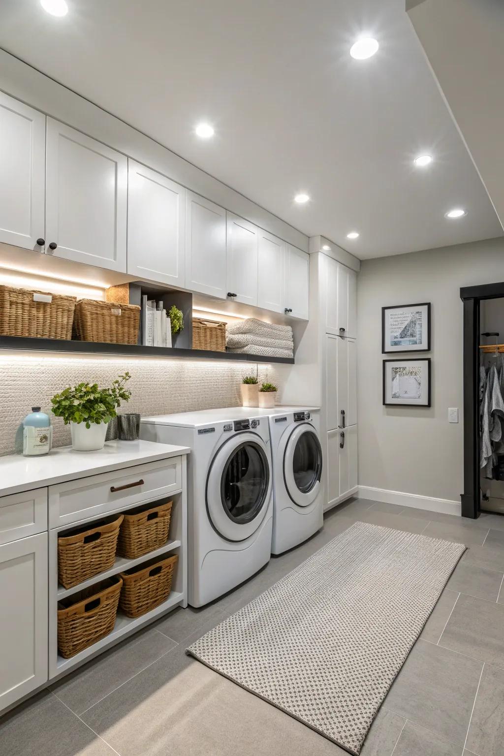 Recessed lighting is a smooth and unobtrusive lighting option.