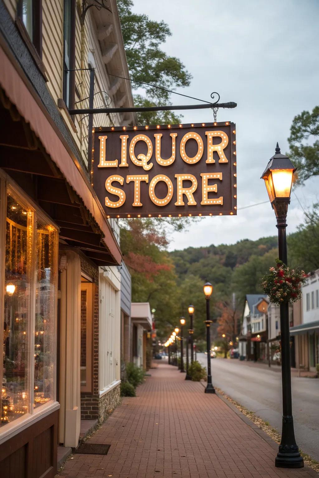 Infuse a hint of humor into your signage for an amiable vibe.