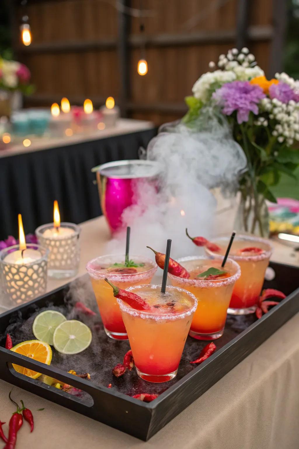 Raise a fiery cocktail to your fresh start.