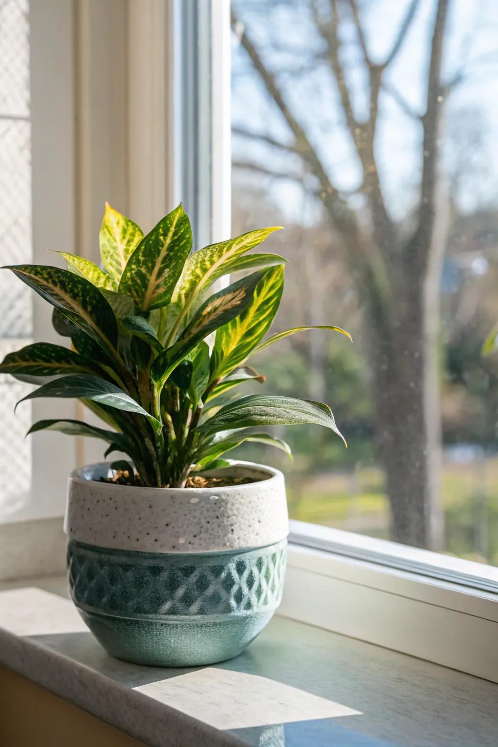 A vibrant houseplant to invigorate any new room.
