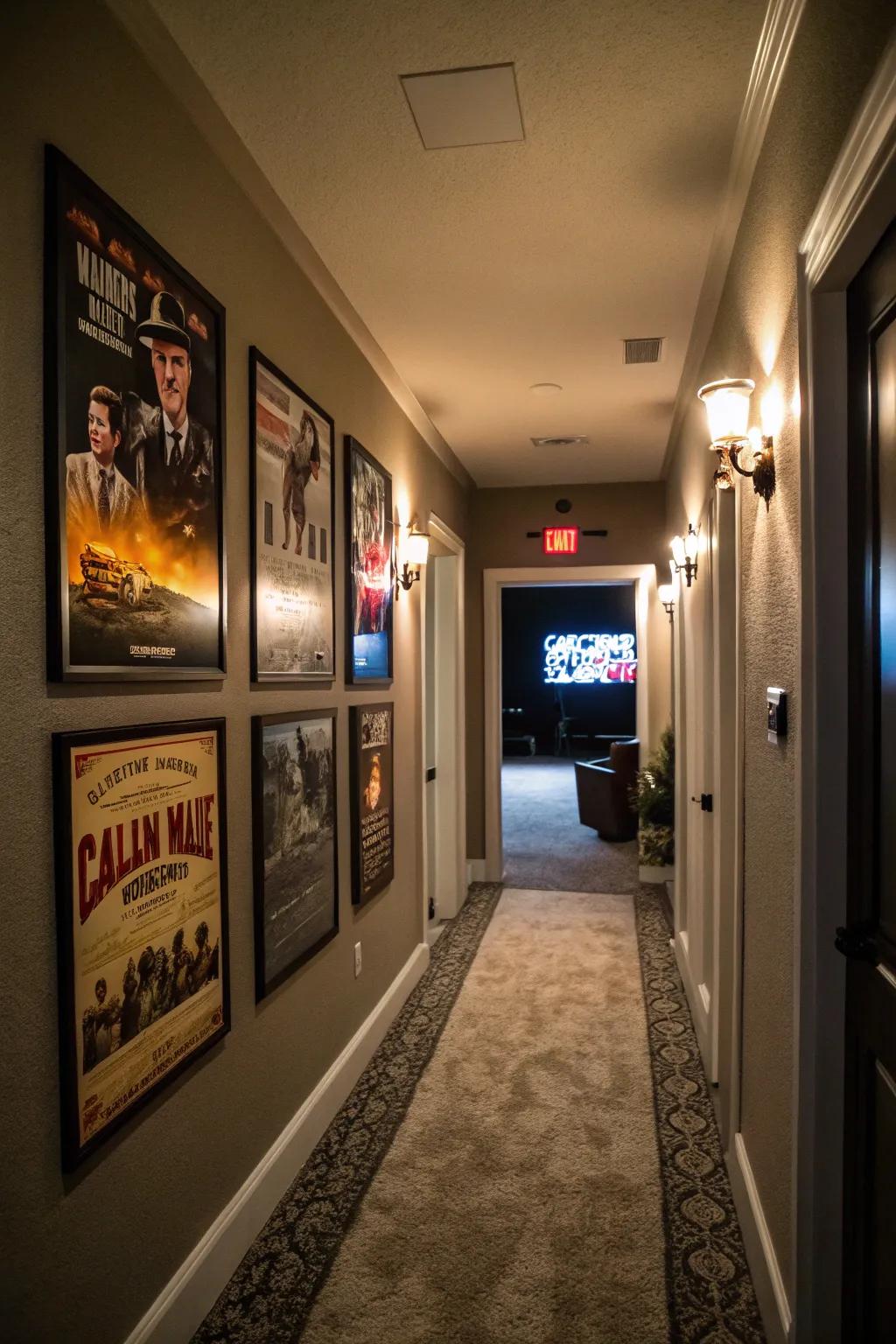 A majestic entrance establishes the atmosphere for an amazing movie celebration.