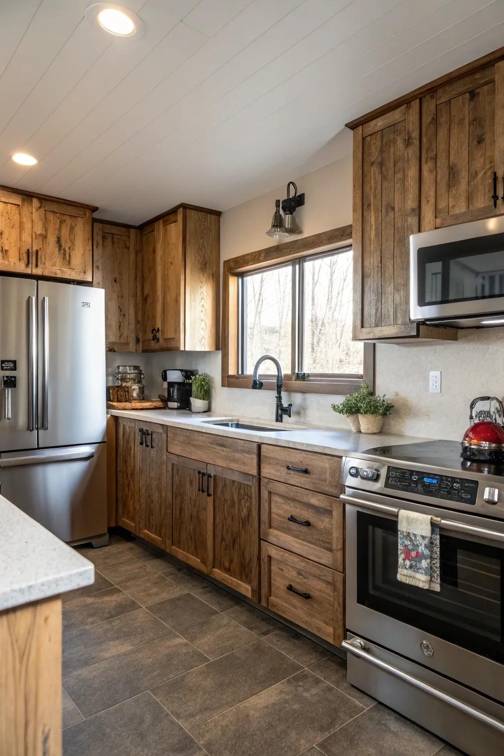 An impeccable unification of contemporary sophistication and earthy allure.