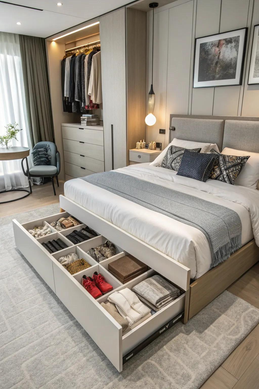 Multi-functional furniture is truly transformative.