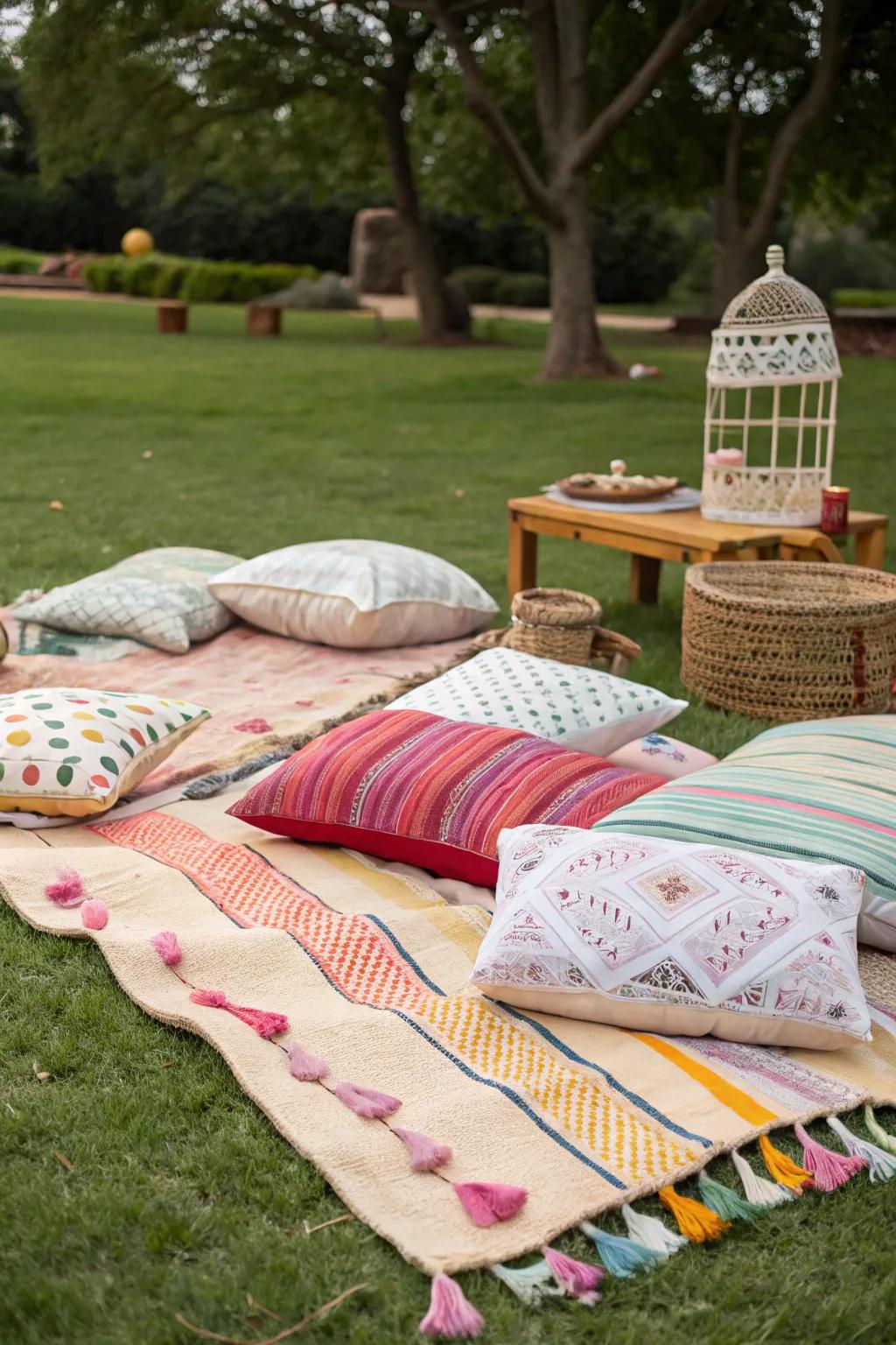 Bohemian picnics provide a laid-back and vibrant atmosphere.