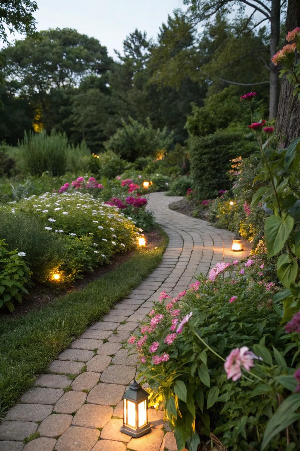 Smoothly integrate lighting with the outdoors.