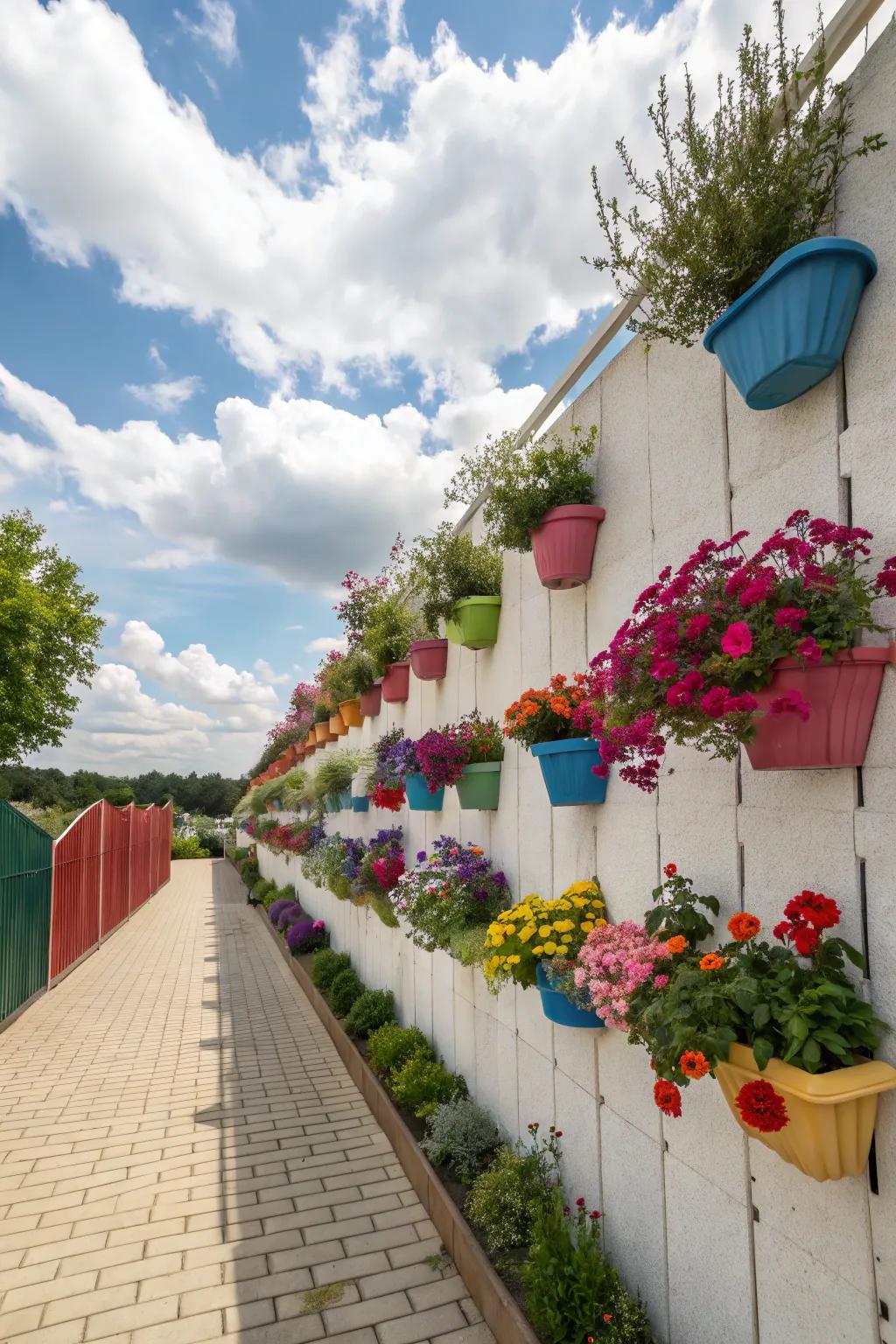 Make your garden noticeable with radiant color pots.