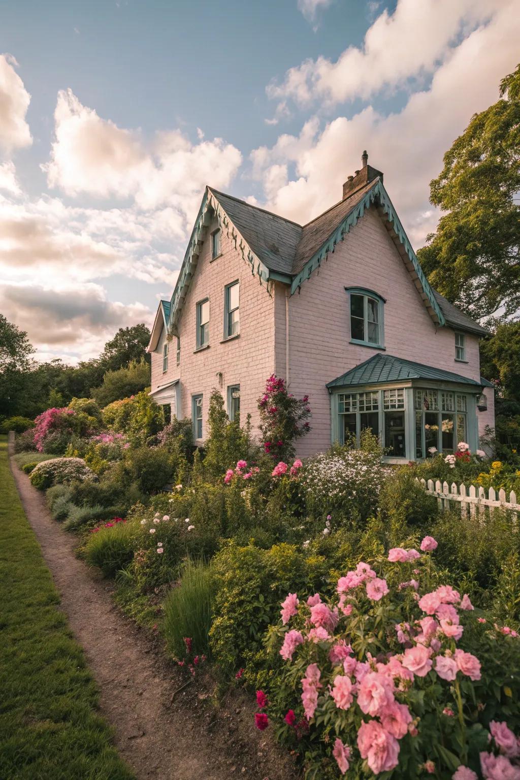 Pastel hues add charm and warmth to any home.